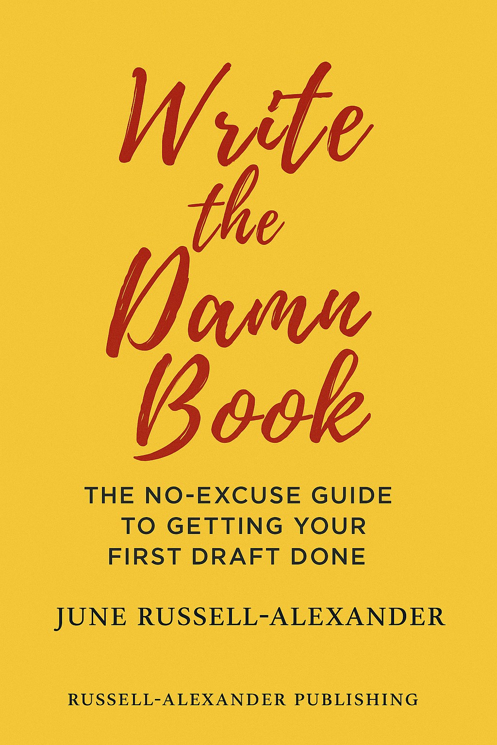 Write the Damn Book